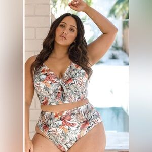 Artesands Eco  Paradise Cezanne swim bottom in pale blue Size 16 NWT